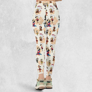 Nostalgia Underdog Characters Legging
