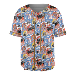 To The Rescue The A Team Pattern Unisex Baseball Jersey