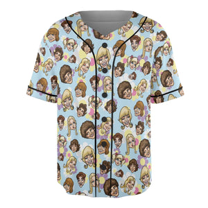Retro TV The Brady Bunch Characters Unisex Baseball Jersey