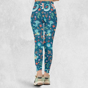 Water Pokemon Pattern Legging