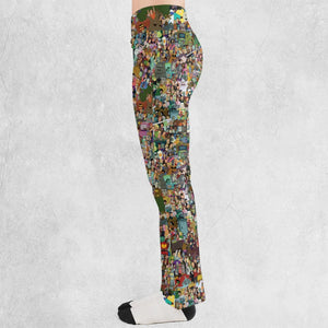 Futurama Characters Flare Leggings