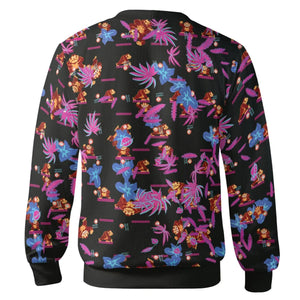 Donkey Kong Pattern Nintendo Video Games Cardigan