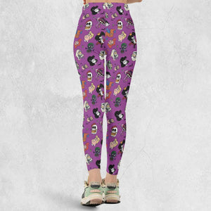 Beetlejuice Cartoon Vintage Legging