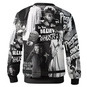 Universal Monsters Pattern Cardigan