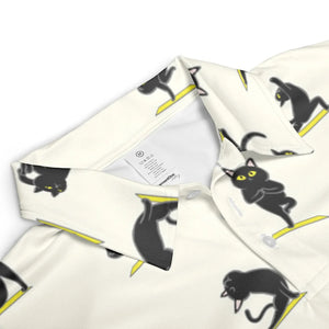Bombay Cat Yoga Pattern AOP Men/Women Polo Shirt