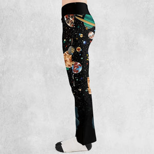 Simpson Darth Vader Welcome To The Drink Side Flare Leggings