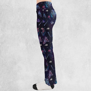 Tardis Doctor Who Seamless Flare Leggings