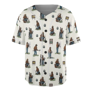Smokey The Bear Unisex Baseball Jersey