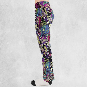 Stay Spooky Beetlejuice Flare Leggings