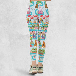 It's Small World Map Legging