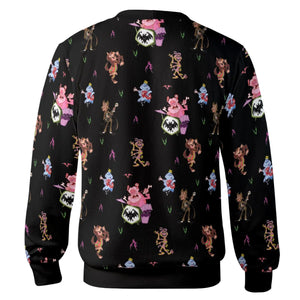 Monsters Cereal Pattern Cardigan