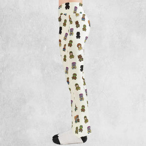 Teenage Mutant Ninja Turtles in Kidrobot style Flare Leggings