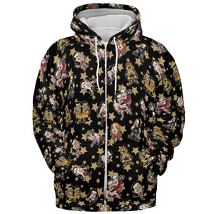 Wrestlers Mini Icons All-over Print Hoodie