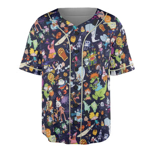 Nickelodeon Halloween Party Unisex Baseball Jersey
