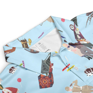 Chitty Chitty Bang Bang Patterns AOP Men/Women Polo Shirt