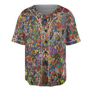 MOTU's Characters Figure Pattern He-man and The Masters of The Universe Unisex Baseball Jersey