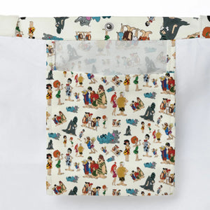 The Pebbles and Bamm Bamm Show Characters Large Tote Bag