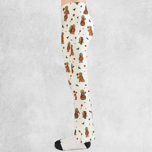 Pumpkin Sam Trick 'r Treat Horror Flare Leggings