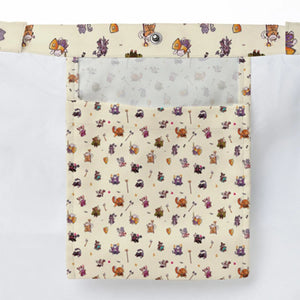 Cats In DnD Pattern Large Tote Bag