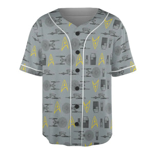 S.T Shipyard Star Trek Unisex Baseball Jersey