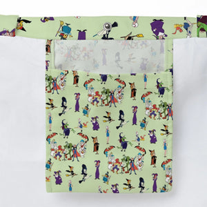 70s Witches Cartoon Characters Large Tote Bag