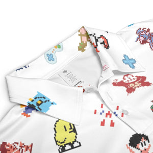 Iconic Video Game Characters AOP Men/Women Polo Shirt