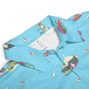 Pokemon Sunny Days Sea Swim AOP Men/Women Polo Shirt