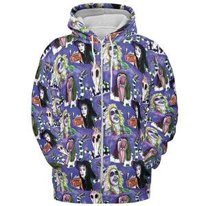 Beetle and Crew Beetlejuice All-over Print Hoodie