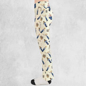 Cop Comedy Paradise Pd Flare Leggings