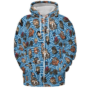 All-over Print Hoodie - R8HPBJRN - - 3