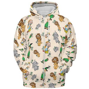 Cartoon Mashup Ed, Edd n Eddy All-over Print Hoodie