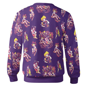 Yu Gi Oh Characters Patterns Cardigan