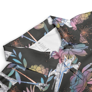 Floral Wars Dark Side Star Wars Pattern AOP Men/Women Polo Shirt
