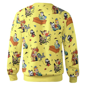 Moose And Squirrel The Adventures of Rocky and Bullwinkle Cardigan