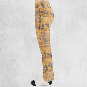 Link's Journey Tapestry The Legend Of Zelda Flare Leggings