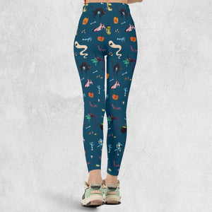 Cute Spooky Classic Monster Legging