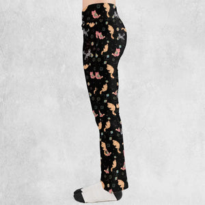 Dice Cat DnD Flare Leggings
