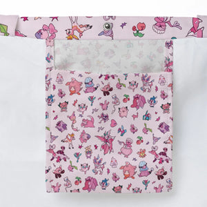 Team Pink Pokemon Pattern Large Tote Bag