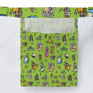 Finn Holy Adventure Adventure Time and Monty Python and the Holy Grail Large Tote Bag