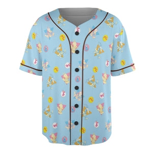 Rocko and Spunky Pattern Rocko's Modern Life Unisex Baseball Jersey