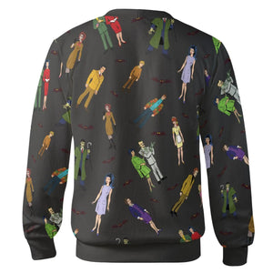 Dark Shadows 70s Characters Cardigan