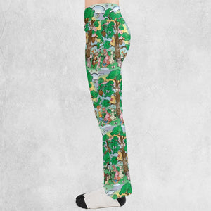 Bear and Friends Winnie the Pooh Flare Leggings