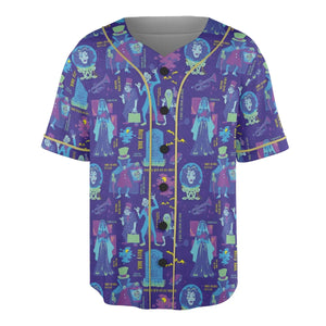 Happy Haunts Journal Haunted Mansion Unisex Baseball Jersey