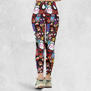 Spide-Mania Spider-Verse Legging