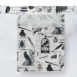 Nevermore The Raven Edgar Allan Poe Large Tote Bag