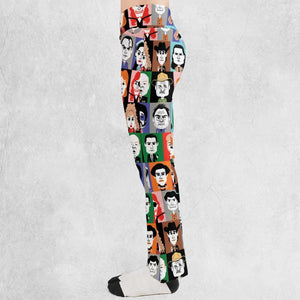 Twin Peaks Characters Flare Leggings