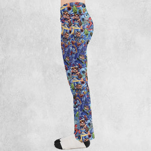 Web Slinger Spider Man Flare Leggings