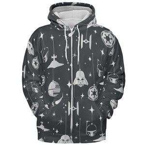 Dark Side Holiday Star Wars All-over Print Hoodie