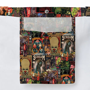Vintage Scary Large Tote Bag