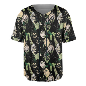 The Villains Pattern Unisex Baseball Jersey